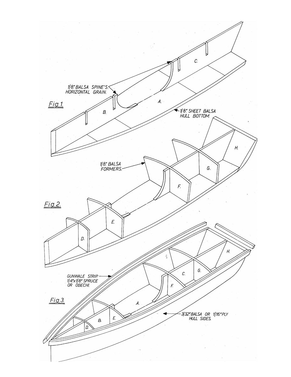 Full Size Printed Plans To Build Brigitte Steam Launch And Pop-pop Eng 