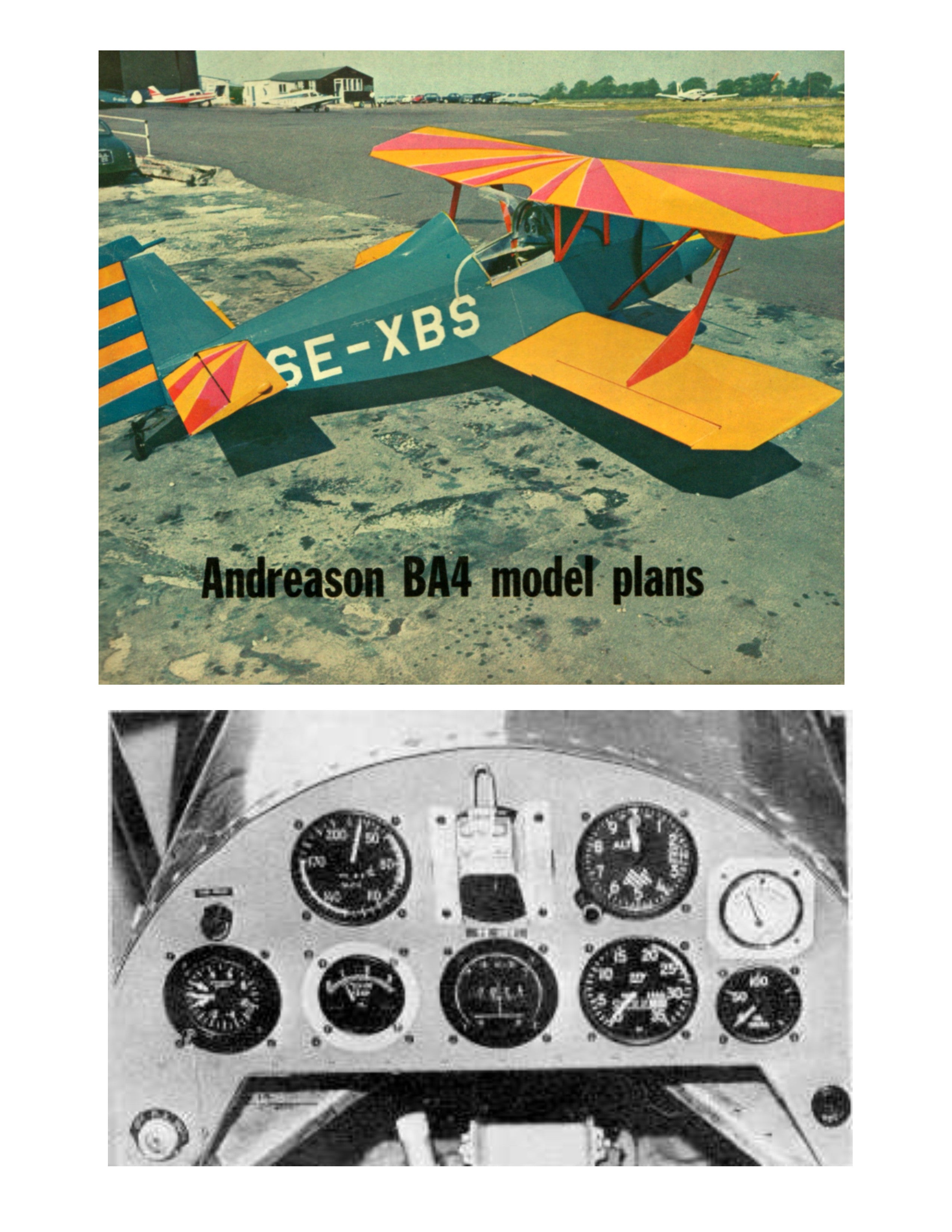 full size printed peanut scale plans andreason ba-4b all seem to look right and fly right also.