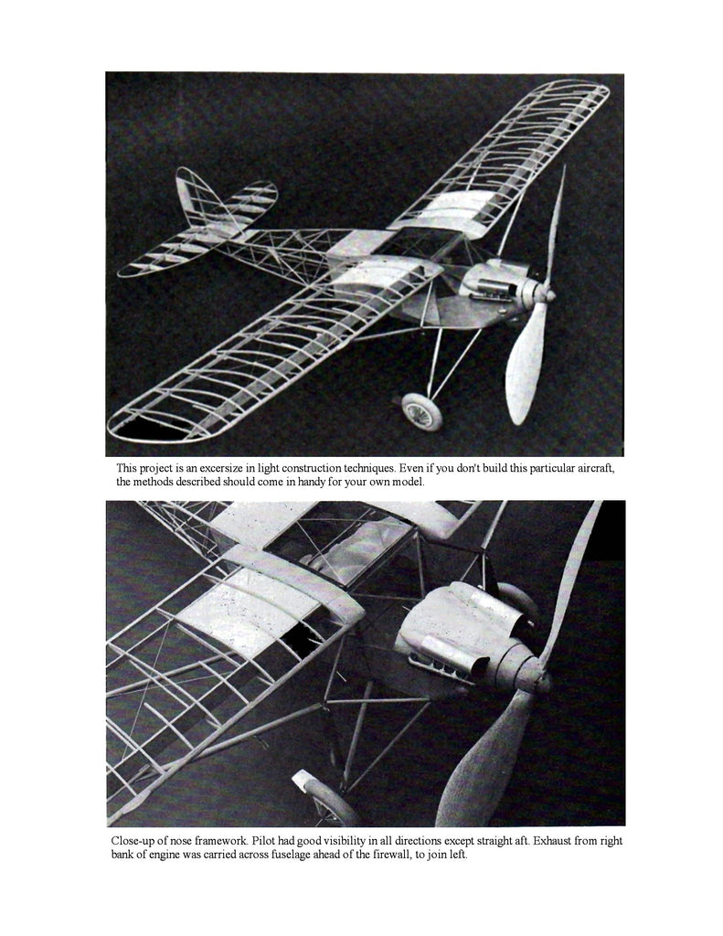 Full Size Printed Plans DE HAVILLAND 