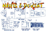 full size printed plan 1:24 scale british 68 ft.type 3 high speed launch