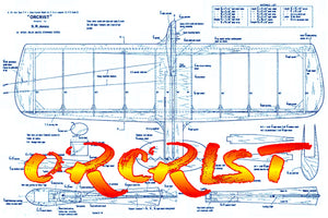 full size printed plan & building notes *orcrist*  1971 british nationals  combat winner