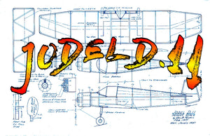 full size printed plans peanut scale jodel d.11 t's a little unusual