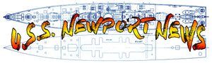 full size printed plan  scale 10" = 112 heavy cruiser "u.s.s. newport news" des moines class