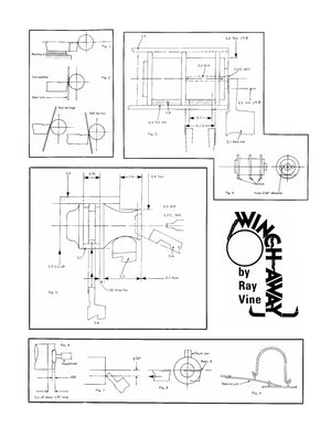 full size printed plan scale 1:24 for ship model or display steam winch